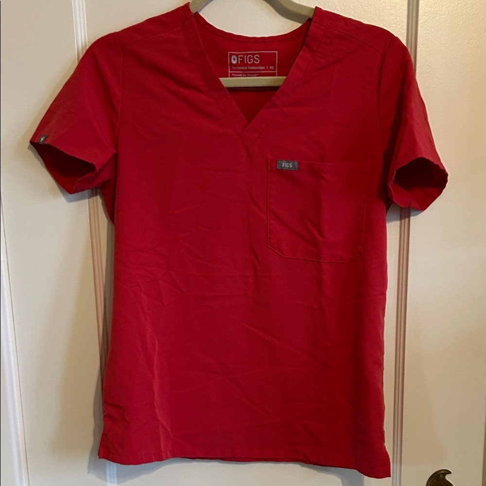 Women’s figs, V-neck scrub top